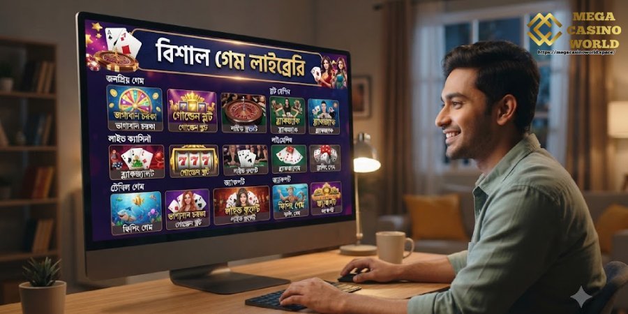 বিশাল গেম লাইব্রেরি বিশাল গেম লাইব্রেরি