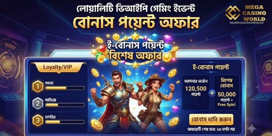 বিশেষ ইভেন্টে বোনাস পয়েন্ট