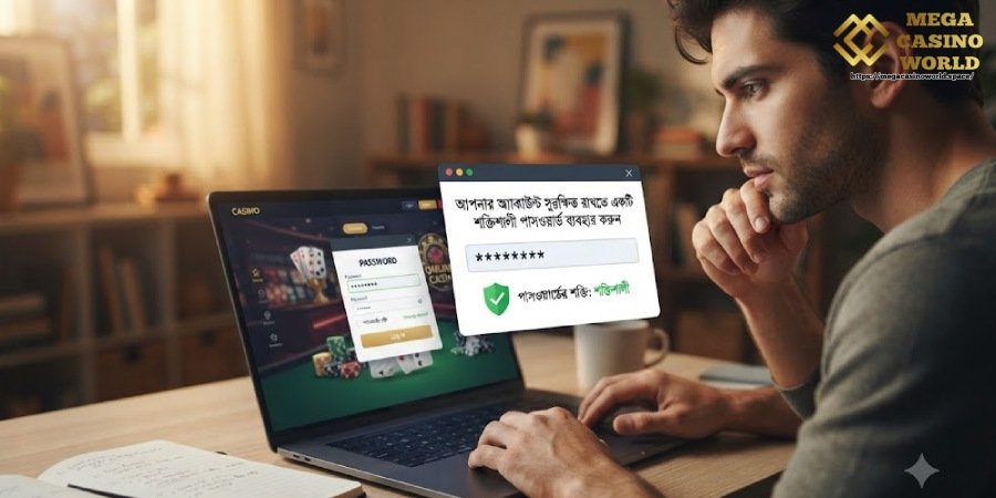 শক্তিশালী পাসওয়ার্ড ব্যবহার করুন শক্তিশালী পাসওয়ার্ড ব্যবহার করুন
